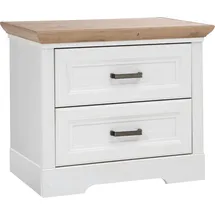 SchlafKONTOR Nachtschrank Jasmin II 64 x 41 x 54 cm Braun