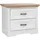 SchlafKONTOR Nachtschrank Jasmin II 64 x 41 x 54 cm Braun