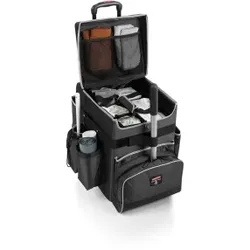 Rubbermaid QUICK CART Reinigungswagen, eleganter Trolley, grau, Mobiler Reinigungskoffer ist ideal für Housekeeping-Dienste, Wartungsdienste etc, Kapazität: 40 lb / 18,14 kg