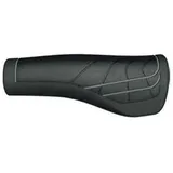 Herrmans Line Lenkergriffe Fahrradgriffe, Schwarz, 125/90 mm