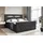 altdecor Boxspringbett mit Matratze 20 cm, 180x200 - Schwarz Holzwerkstoff, Höhe ca.