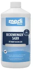 mediPOOL Beckenreiniger Sauer 1333601MP , 1000 ml - Flasche
