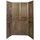 Homestyle4u Paravent Braun 160x170 cm, 1361,