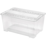 Heidrun TEX Aufbewahrungsbox transparent 38,0 x 57,0 x 27,2 cm