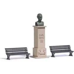 BUSCH 7732 H0 Carl Benz Statue