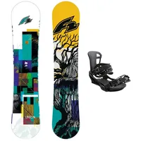 F2 Set Snowboard Union Mustard Gelb 157cm + Sonic
