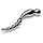 Le Wand Steel Swerve 21,5 cm, silber
