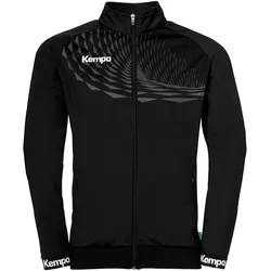 Kempa Trainingsjacke Wave 26 (100% Polyester, elastisch) schwarz Kinder