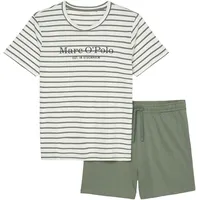 Marc O'Polo Shorty »MIX-N-MATCH«, in softer Jersey-Qualität, Gr. XL, green-white, , 23067445-XL