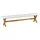 Beliani Gartenbank 200 x 45 x 40 cm Weiß