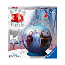 Ravensburger 3D-Puzzle puzzleball® Ø13 cm, 72 Teile, Die Eiskönigin, Puzzleteile