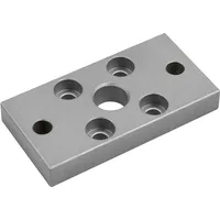 Riegler Front- oder Bodenflansch, ISO 21287, UNITOP, Kolben- Ø25