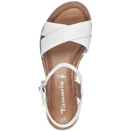 TAMARIS Da.-Sandalette für Damen, weiß, Größe 38 EU
