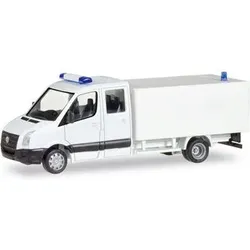 HERPA 013185 1:87 HERPA MiniKit: VW Crafter mit Kofferaufbau, weiß