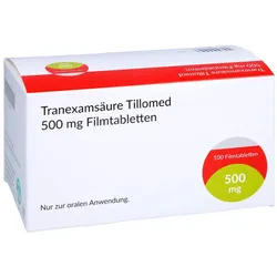 TRANEXAMSÄURE Tillomed 500 mg Filmtabletten 100 St