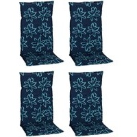 Beo Saumauflage für Hochlehner Bunde hellblau Polyester-Mischgewebe B/H/L: ca. 50x6x118 cm 4er Set - hellblau, dunkelblau