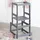 roba Lernturm grau 90 x 40 cm Holz lackiert