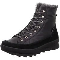 Legero Damen Novara Warm Gefütterte Gore-tex Schneestiefel, Schwarz, 37.5