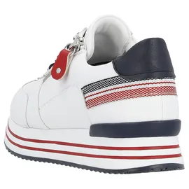 remonte Plateausneaker Damen Blau/Weiß 42
