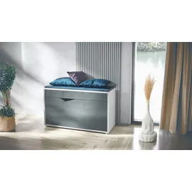 Vladon Kolmio 85 x 50 x 33 cm Sitzbank / grau