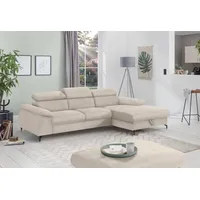 Cotta Ecksofa »Kitty L-Form«, Modern, L-Form, Bodenfreiheit 12,5 cm beige