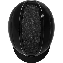 Covalliero Reithelm Elite L lackschwarz