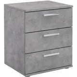 CARO-Möbel Nachtschrank Mariella 45 x 53 x 38 cm Grau