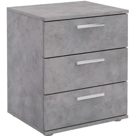CARO-Möbel Nachtschrank Mariella 45 x 53 x 38 cm Grau