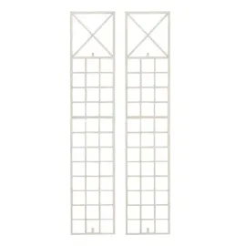 CLP 2er Set Rankgitter Trigo Zur Wandbefestigung I Rankhilfe Für Die Wand I Rankzaun Aus Lackiertem Metall