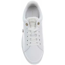 Tommy Hilfiger Damen Court-Sneaker Schuhe, Weiß (White), 41