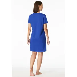 SCHIESSER Nachthemd Casual Essentials Blau 42
