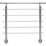 Treba Frewa Geländer-Set AB5 99,5 x 150 cm Aluminium