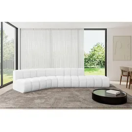 altdecor Ecksofa modulares Sofa Brilo-L1 - 380x174x70 cm Weiß