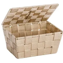Wenko Badkorb mit Deckel ADRIA - L/B/H ca. 14,00x10,00x19,00