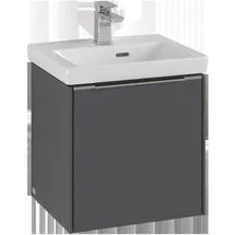 Villeroy & Boch Subway 3.0 Waschbeckenunterschrank, eine Tür Anschlag rechts, 423x429x378mm, C58202AF Farbe: Front/Korpus: Soft Green, Griff: Soft Green