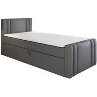 Mebloland Boxspringbett, Jugendbett KLAUS 80x200 (Rechts) mit Bettkästen, Bonell-Matratze