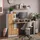 Vicco Schreibtisch Tomy, Weiß/Goldkraft Eiche, 150 x 59 cm 4er Set, Vicco
