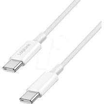 Logilink USB-C® Kabel USB 2.0 USB-C® Stecker 0.5 m Weiß CU0340