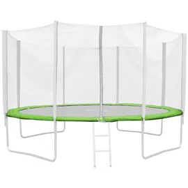 Jawinio Randabdeckung Trampolin-Zubehör Grün 366x400 cm