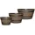 Hti-Living Blumenkübel 3er Set 57 x 30 cm Braun