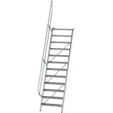 Günzburger MUNK Aluminium-Treppe Stufen 60° 12 Stufen