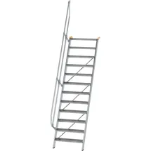 Günzburger MUNK Aluminium-Treppe Stufen 60° 12 Stufen