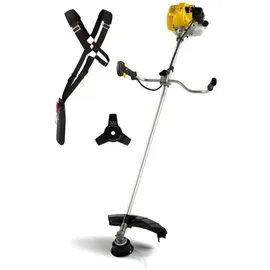 TEXAS Rasentrimmer Benzin BCU43 Motorsense Freischneider 2in1 Sense Trimmer | 43 ccm2 | 1,7 PS | 2-Takt | Profi-Tragegurt | 3-Zahnmesser | Fadenspule