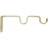 Mardom Gardinenstange Halterung 19mm - Doppel-Gardinenstangenhalter Wandhalterung - Halter zur Gardinenstange mit dem Easy-System - Farbe Goldene