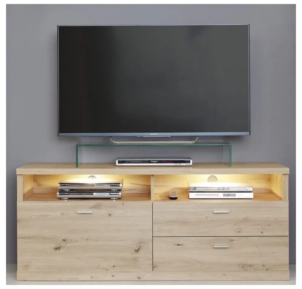 Preisvergleich Produktbild trendteam Lowboard Echo, TV Schrank Fernsehschrank braun