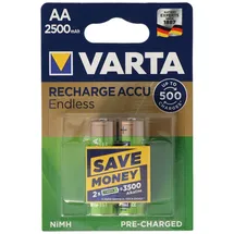 Varta Recharge Accu Endless AA 2500mAh 2er Blister