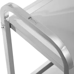 Royal Catering Servierwagen - Edelstahl - 2 Borde - Ablagen: 70 x 40 cm - 300 kg -