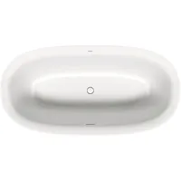 Duravit White Tulip Ovalbadewanne freistehend 180 x 90 cm