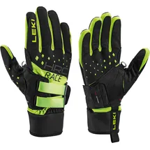 Leki HRC Race Shark Langlaufhandschuhe Schwarz/Neonyellow 7