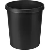 Helit Papierkorb 18,0 l schwarz